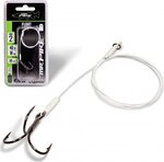 Quantum #6 Mr. Pike Ghost Traces Float Rig white Hook - 1 Hooklength